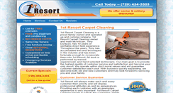 Desktop Screenshot of 1stresortcarpet.com