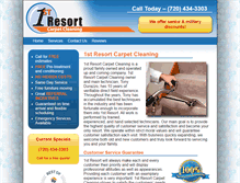 Tablet Screenshot of 1stresortcarpet.com